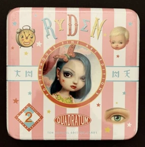 Mark Ryden MICRO PORTFOLIO Quadratum Volumn #2 Sealed Metal Tin 2002 Ten Cards - Bild 1 von 14