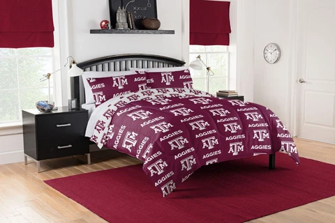 Texas A&M Aggies Full Bed in a Bag (Rotary) OFFICIAL NCAA Cover