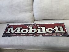Mobiloil Auto Repairs Vinyl Banner Repro