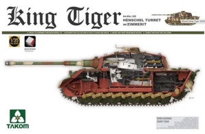 1/35 Takom Sd.Kfz. 182 Königstiger Henschel Turm mit Zimmerit & Innenausstattung #2045 - Bild 1 von 1