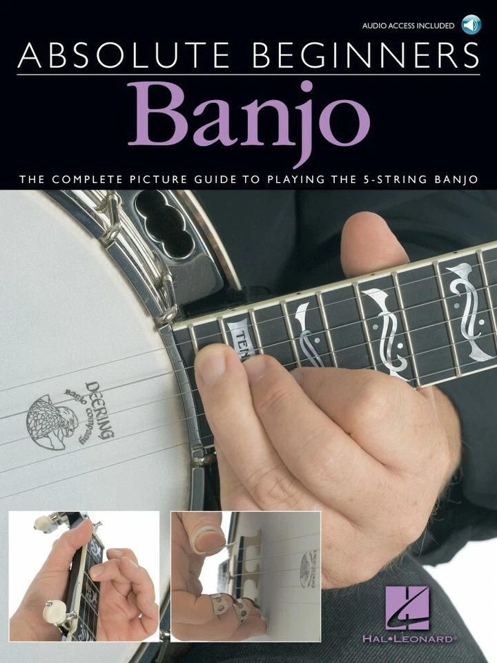 Absolute Beginners Banjo Sheet Music Book and Audio NEW 014000981 - Image 1 of 1