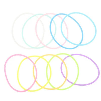  30 Pcs Gummiband-Armbänder-Set Gelee-Haarbänder Elastische Haarbindungen - Bild 1 von 4