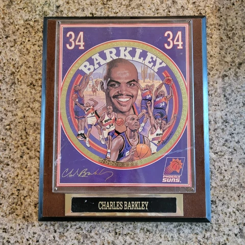 VTG 1993 Sports Impression Charles Barkley Phoenix Suns Wall Plaque 10.5" x 13" Cover