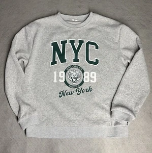 Altar'd State Women's Grey and Green Sweatshirt - Large - Picture 1 of 6