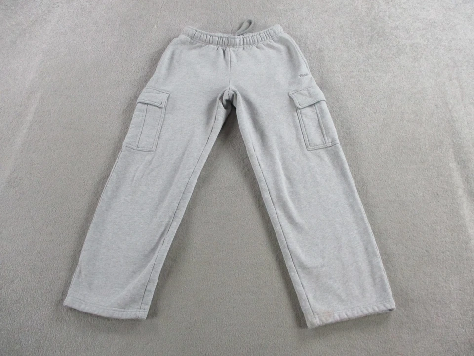 TNA Sweatfleece Pants Womens XS Gray Cozy Fleece Mega Fit Cargo Pockets Joggers - Image 1 of 4
