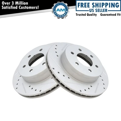 Front Brake Rotors Set For 1997-2002 Dodge Dakota 1998-2002 Durango - Image 1 of 4