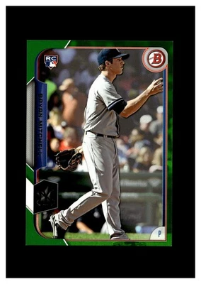 2015 Bowman Green #127 Bryan Mitchell RC 80/99 New York Yankees - Image 1 of 2