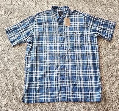 NWT New Patagonia Men's A/C Shirt Color Bloom: Still Blue Size 2XL XXL  - Image 1 of 4