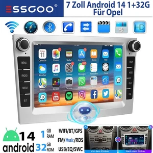 Apple Carplay Android14 Autoradio GPS Für Opel Astra H Corsa C D Vectra Zafira B - Bild 1 von 15