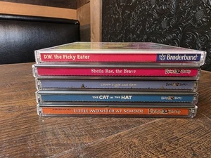 LOT OF 5 LIVING BOOKS PC/CD-ROM~ Cat In Hat, Picky Eater, Green Eggs, Little Mon - Picture 1 of 6