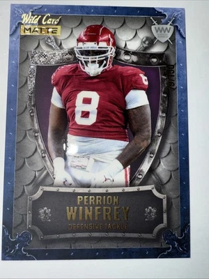 2022 Wild Card Matte Blue/Purple 79/150 Perrion Winfrey WW-41 - Image 1 of 3
