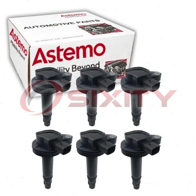 Bobinas de encendido Hitachi de 6 piezas para bujía Ford Taurus X 2008-2009 3,5 L V6 Foto 1 de 4