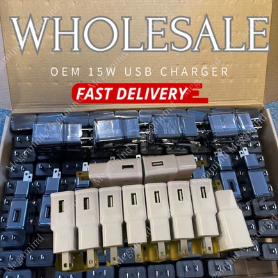 Atacado Adaptador Rápido Adaptador Rápido Carregador de Parede USB A Adaptativo EUA Samsung S10 S9 Note10 - Imagem 1 de 4