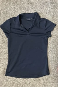 Girls Large 12-14 Navy Blue Nautica Short Sleeve School Uniform - Picture 1 of 2