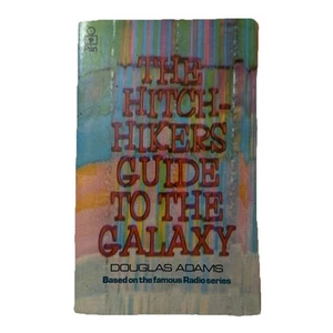 The Hitchhiker's Guide to the Galaxy Paperback Douglas Adams 17th Print 1979 UK - Picture 1 of 7