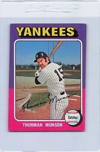 1975 Topps #20 Thurman Munson Yankees EX *7444 - Picture 1 of 2