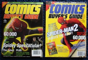 2 REVISTAS DE CÓMICS GUÍA DEL COMPRADOR #1595 y 1596 cubiertas de Spider-man CBG #1595, #1596 - Imagen 1 de 4