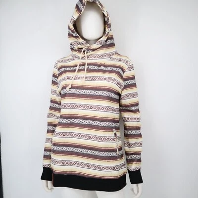 Ampersand Avenue Hoodie Single Hoodie Sweatshirt Sweater Womens Size M Striped - Image 1 of 4