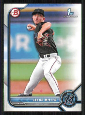 2022 Bowman Draft #BD195 Jacob Miller - Image 1 of 2