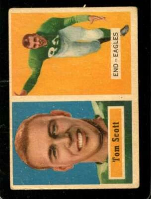 1957 TOPPS #25 TOM SCOTT GOOD+ EAGLES *X34160 - Image 1 of 2