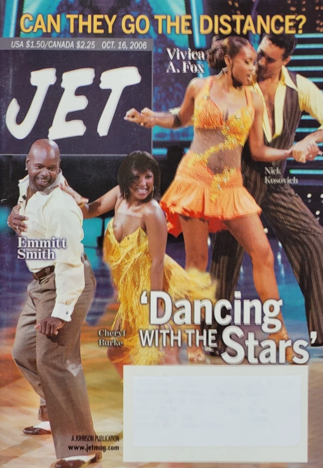 'DANCING WITH THE STARS' VIVICA A. FOX / EMMITT SMITH Oct. 2006 JET Magazine - Image 1 of 1