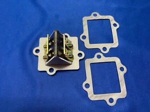 NEW OEM HIGH PERFORMANCE Reed Cage Assembly + Gaskets Yamaha 50 Scooter 50 Zuma - Picture 1 of 3