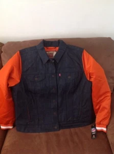 Chicago Bears Levi's Football Jeansjacke Neu mit Etikett Größe 2XL Damen - Bild 1 von 9