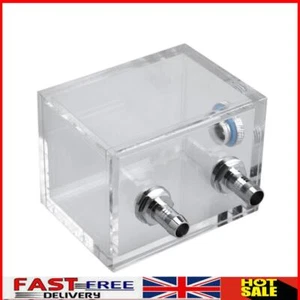 200ml Computer Water Cooled Reservoir with 2 Tube Connectors 1 Cooling Fan Block - Photo 1/10