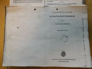 Copien Studium: Mathe- Funktionentheorie von Dörrie - Bild 1 von 6