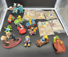 Lot of (17) Misc Sesame Street Muppets Die Cast Cars 1980’s Toys Figures Vintage