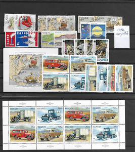 ICELAND @ YEAR 1992  Complete  MNH - Nice Priced @Ice202