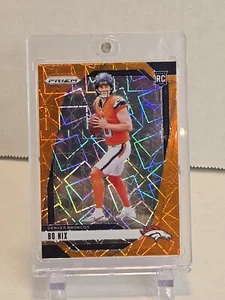 2024 Panini Prizm Bo Nix #309 Rookie RC Orange Lazer Prizm Denver Broncos 🔥 - Picture 1 of 6