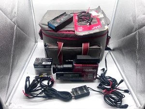 JVC GR-25U Red Video Camera Camcorder Vintage UNTESTED - Picture 1 of 9