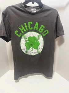 Chicago Cubs MLB grün Kleeblatt Herren Größe Medium T-Shirt St Patrick's - Bild 1 von 8