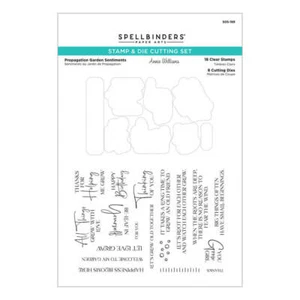 Spellbinders Clear Stamps and Die Set - Propagation Garden Collection - Propagat - Imagen 1 de 4