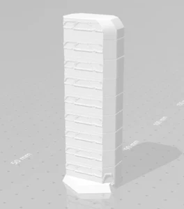 Edificio de apartamentos Battletech/Mechwarrior Pod escala 6 mm/ 1:300 - Imagen 1 de 1