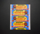 1956 WESTERN ROUND UP 1 cent CARTE EMBALLAGE CIRE TOPPS