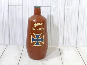 Vintage Red Baron Steak Houses Lancers Wine Bottle with Menu - Picture 1 of 13