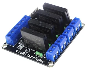 RELE STATO SOLIDO 4 CANALI G3MB-202P 5V DC SSR AVR DSP per Arduino modulo - Foto 1 di 1