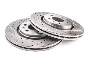 BRAKE DISCS FRONT GT0239 For VW GOLF 2 GTI 1983-1988 1989 1990 1991 1992 280mm - Picture 1 of 8