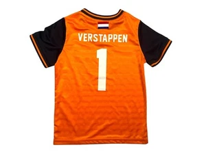 RED BULL RACING Orange #1 MAX VERSTAPPEN SOCCER JERSEY Netherlands Team YOUTH XS - Picture 1 of 5