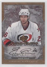 2007-08 Upper Deck Artifacts Auto-Facts Erik Cole #AF-EC Auto