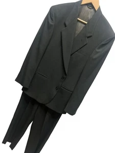 Givenchy Army Green Wool 2 Piece Single Breasted Suit - Picture 1 of 12