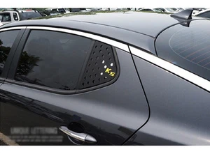 Window Glass Sports Plate C Pillar Yellow 2p For 2011-2014 Kia Optima : K5 - Picture 1 of 8