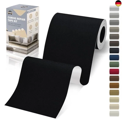 OAZ Flicken Selbstklebend Stoff, 10 x 200 cm Leinwand Stoff Selbstklebend, - Bild 1 von 4