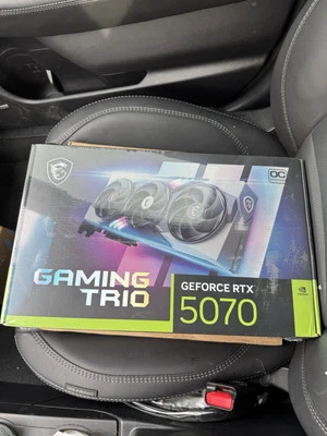 MSI - NVIDIA GeForce RTX 5070 12G GAMING TRIO OC 12GB GDDR7 🔥🔥🔥 IN HAND - Image 1 of 2
