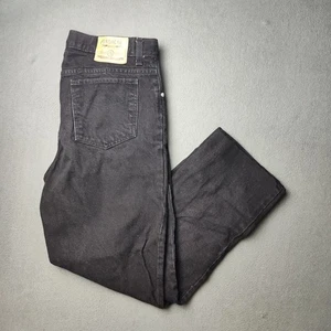 Pantalones de mezclilla vintage Jordache para hombre 30x32 negros pierna recta hechos en EE. UU. 90 - Imagen 1 de 11