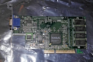 Matrox Milenium G200 8 MB  AGP video VGA graphics card working retro - Picture 1 of 5