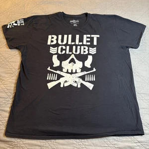 Bullet Club NJPW T-Shirt Pro Wrestling Tee size XXLarge Shirt. - Picture 1 of 10