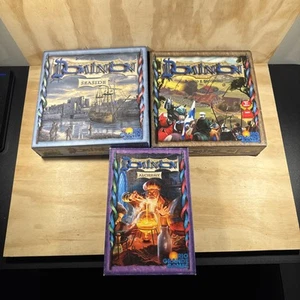 Lot 3 Dominion Base/Expansion Bundle by Rio Grande Board Card Game FOR PARTS - Picture 1 of 13
